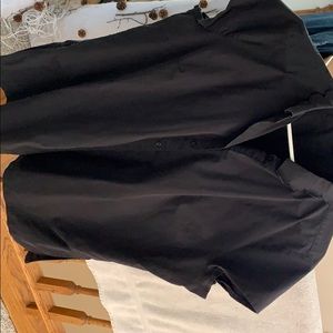 Black button down